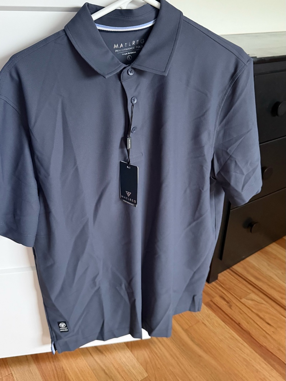 Men's Maelreg Performance Polo - Charcoal Gray
